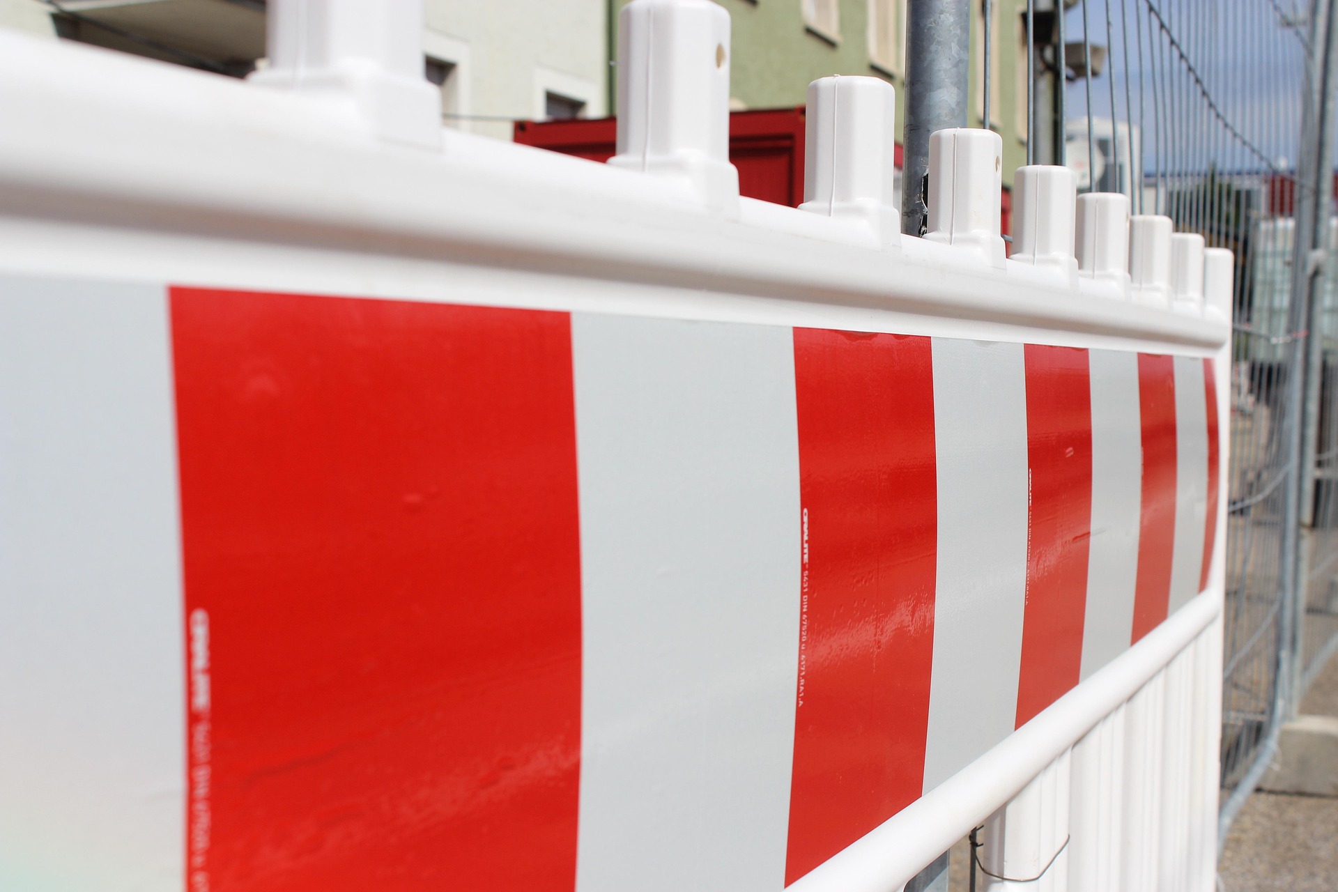 Absperrung Baustelle